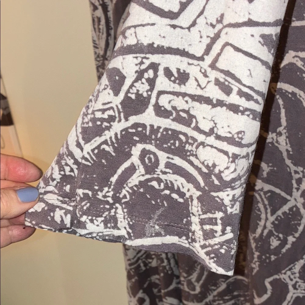 bryn Walker Gray and Cream Patterned Jacket - Picture 5 of 11